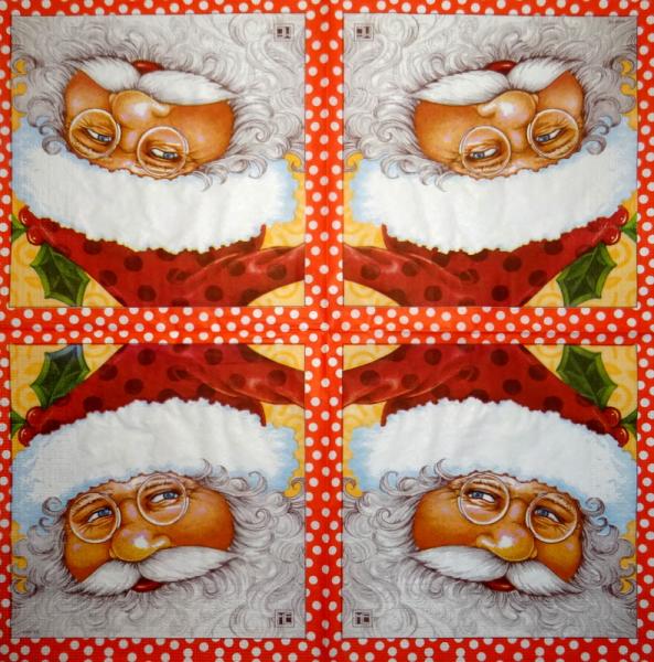 NW-168 Santa - 3-ply - ME Ink.